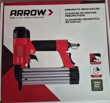 Arrow Fastener PT18G 18GA Red Pneumatic Brad Nailer with 4000 Nails New