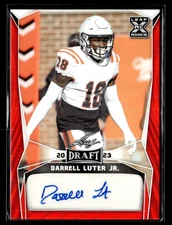 Darrell Luter Jr 2023 Leaf Draft Red Auto