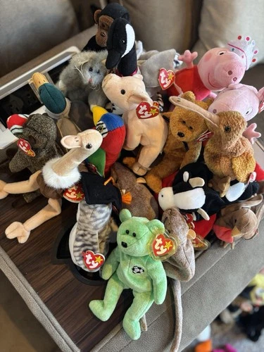 TY Beanie Babies Lot Vintage And Rare Mixed- Nice! See Pictures For Details