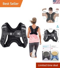 8 Lbs Adjustable Weighted Vest for Men, Women & Kids - Ultimate Fitness Gear