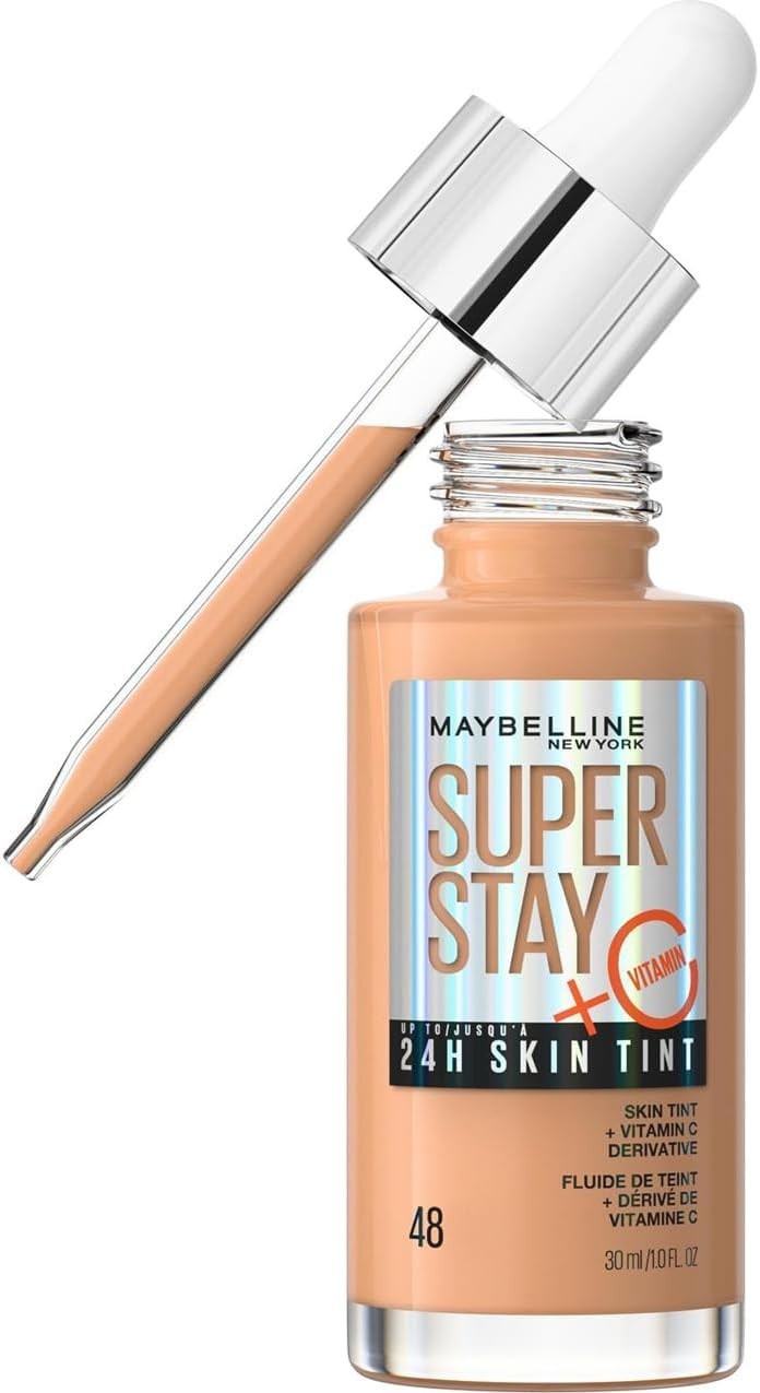 Maybelline Super Stay Skin Tint Foundation 30ml Vitamin C Natural Glow Makeup