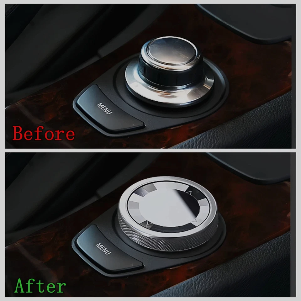 New CCC iDrive Controller Button Trim for BMW E90 E91 E92 E93 M3 3Series 2005-08 - Imagem 4 de 4