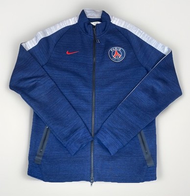 Nike Men s Paris Saint-Germain Soccer Football Jacket Navy/White 2014/2015 Small