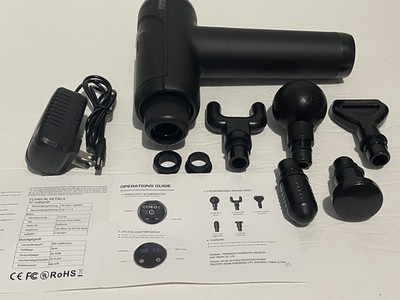 Massage Gun Deep Tissue Percussion Massager w/Case