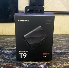 Samsung T9 2TB Portable External SSD USB 3.2 Gen 2x2 USB-C Black