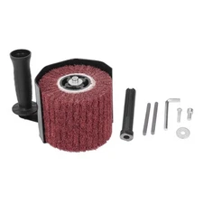 Burnishing Polishing Machine Kit Angle Grinder Attachment For Wood Metal New