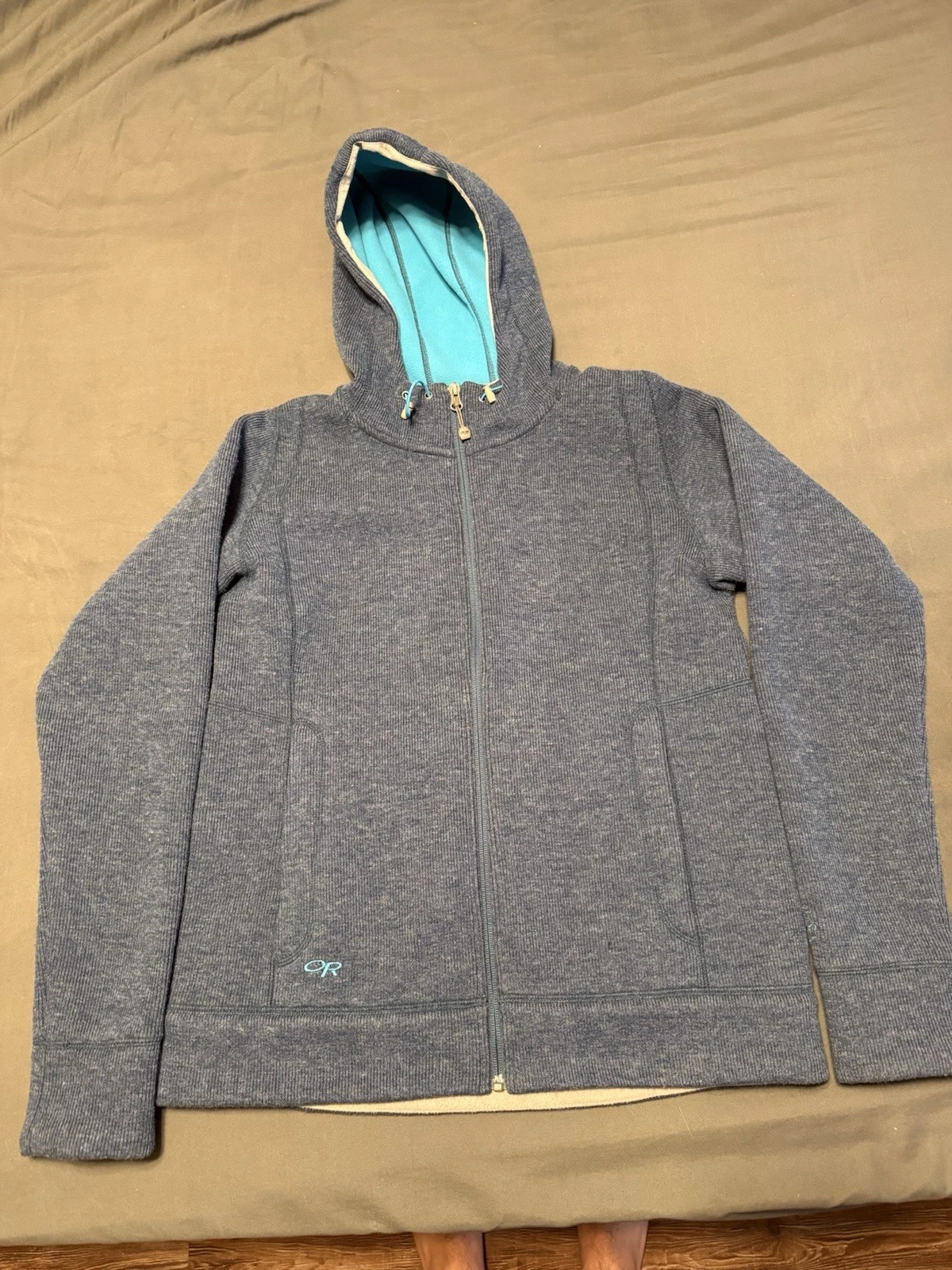Outdoor Research Mens Alpine Onset Wool Base Layer Hoodie (L)