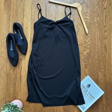 H&M Black Spaghetti Strap Slip Dress SIZE SMALL