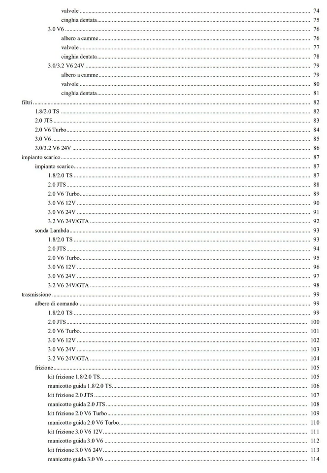 CD CATALOGO RICAMBI ALFA ROMEO SPIDER GTV 1.8TS 2.0TS 2.0JTS 2.0V6 3.0 3.2 - 916 - Immagine 4 di 4