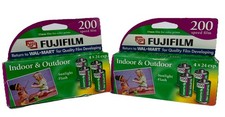Fujifilm 35mm film lot expired 2007 200 Speed 2 Four Packs Indoor Outdoor