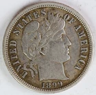F+ 1899 O Barber Dime