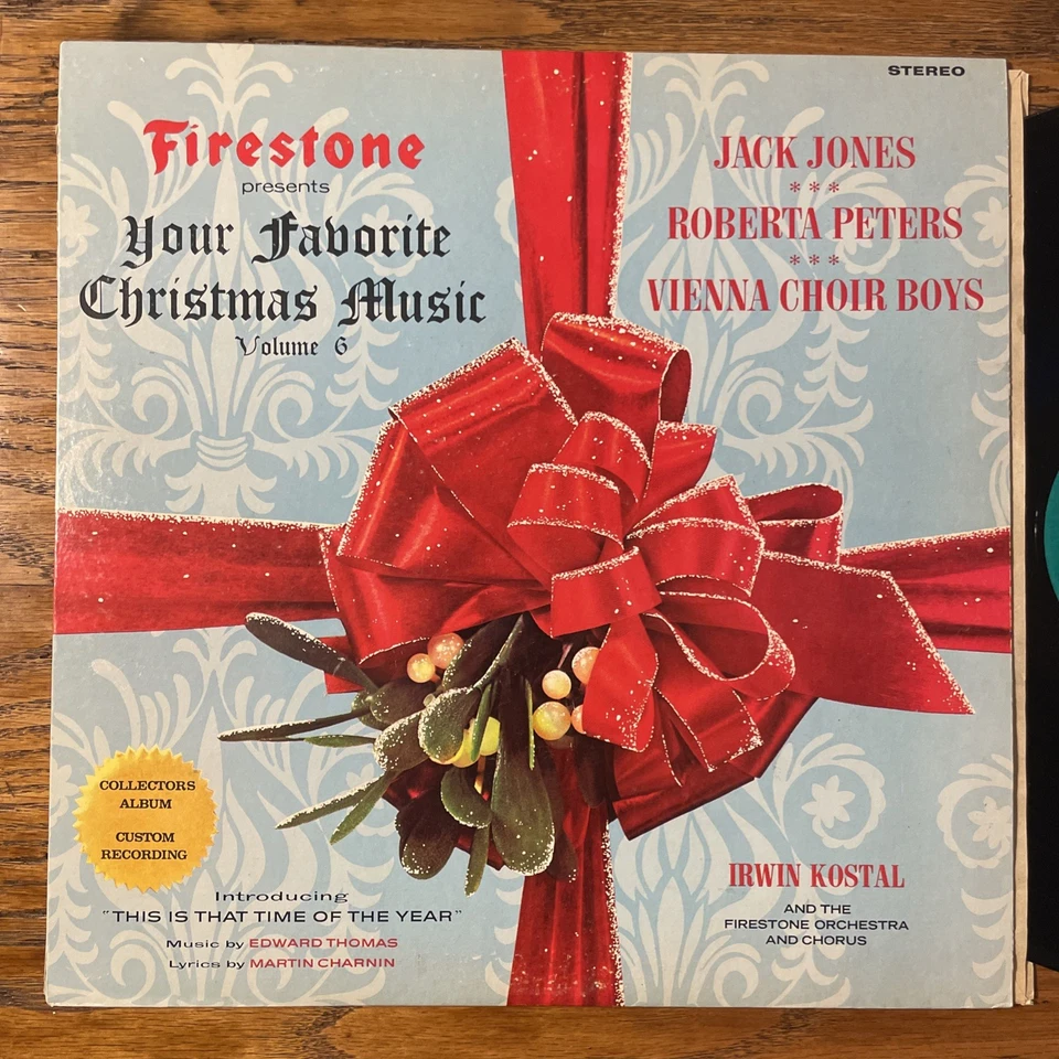 Firestone Presents Your Favorite Christmas Music Volume 6 LP Stereo Holiday M-!! - Image 2 of 4