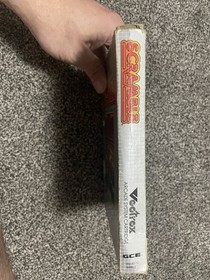 Scramble Vectrex Arcade Game with Box, Overlay, and Manual