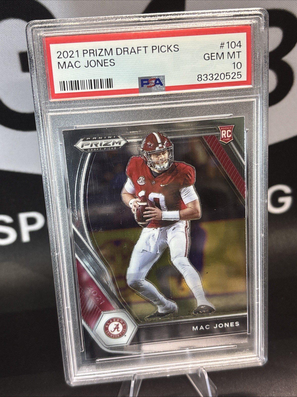 Mac Jones Panini Prizm Draft Picks #104 Base