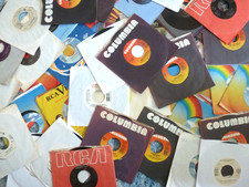 Lot of 50 Country 45 rpm 7" Vinyl Records 1988-94 MOST VG OR BETTER SOME STRIPS