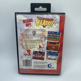 Dynamite Headdy (Sega Genesis, 1994) W/ Case - *No Manual- Tested Working