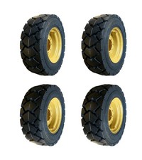 4-heavy Duty 10-16.5 Sks-6 Skid Steer Tiresrims For Gehljohn Deeremustang Etc 4-heavy Duty 10-16.5 Sks-6 Skid Steer Tiresrims For Gehljohn Deeremustang Etc