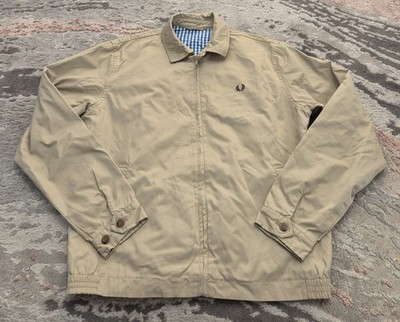 Fred Perry Harrington Bomber Jacket M Beige UK