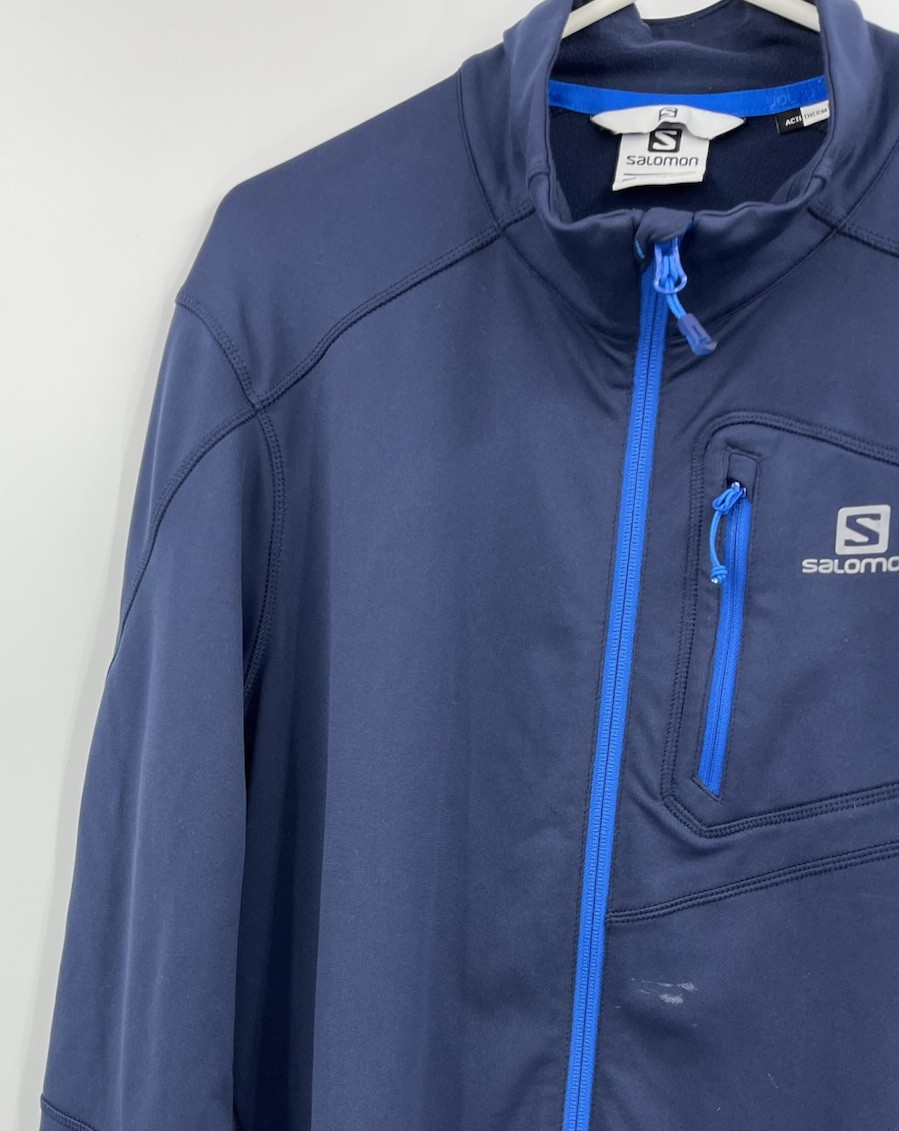 Salomon giacca pile full zip ActiTherm uomo XL strato intermedio
