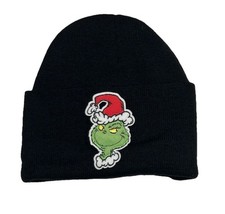 The Grinch Christmas Beanie Hat Black New