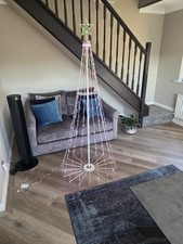 GOVEE H6840 Cone Tree Lights 6ft, 316 LED, Smart, Google Alexa, RGB in  white