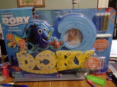 Disney FINDING DORY Marquee Wall Hanging Light Picture Frame DIY Decor NEW