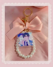 Love and Deepspace X Sanrio Zayne Cinnamoroll Kawaii Keychain 