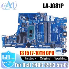 LA-J081P For Dell 3493 3593 5593 Laptop Motherboard I3 I5 I7-10TH CPU
