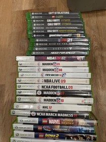 Lot Of 200+ Xbox 360 Video Games + 2 Xbox 360 Slim Consoles For Parts/Repair