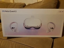 META Quest 2 Virtual Reality Set Brand New W/out Plastic Seal Never Used 128 GB