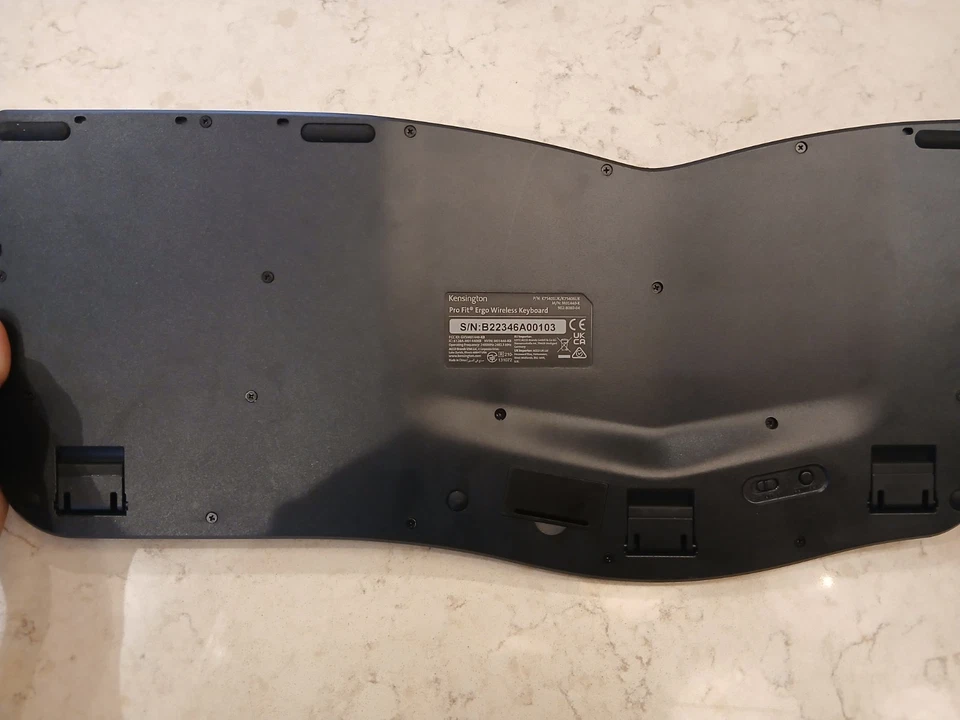 Kensington Pro Fit Ergo Wireless Keyboard UK Layout M01440-K, w Dongle PRISTINE - Image 2 of 4