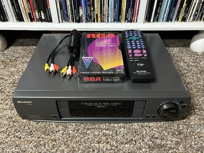 Sharp VC-H942U VCR Video Cassette Recorder VHS Player w/ Remote TESTED  