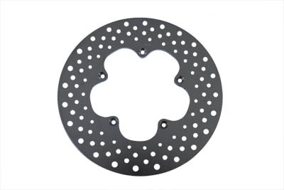 11-1/2 inch Drilled Front Brake Disc Clover Leaf Style for Harley ...