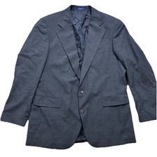 Polo University Club Ralph Lauren Blazer Men s Sz 44 Gray Sport Coat USA READ