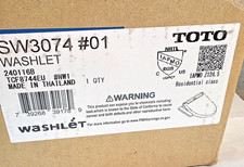 TOTO SW3074 01 White Elongated Heated Bidet Toilet Seat Adjustable Wash