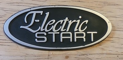 Polaris Indy XLT 600 Electric Start Badge SNOWMOBILE