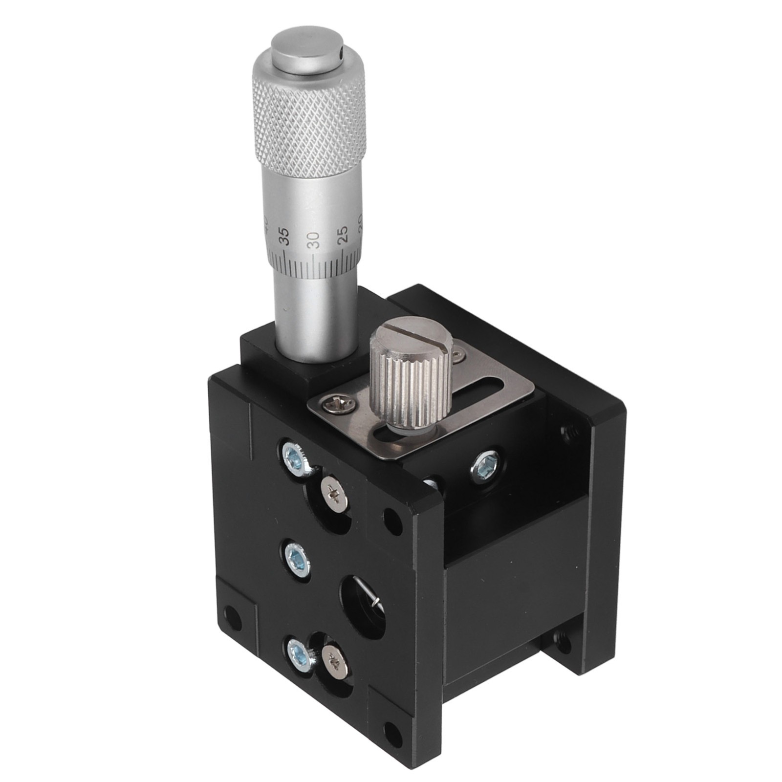 Manual Linear Stage Aluminum Alloy Z Axes Slide Table 19.6N Bearing For
