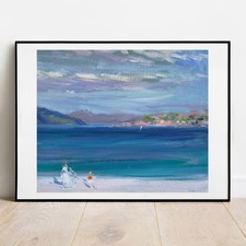 Art print Cadell - The Tail of Mull from Iona, Scotland wall art giclee poster