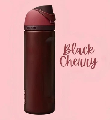 New Owala Freesip Insulated Stainless Steel Water Bottle - Black Cherry 32oz*