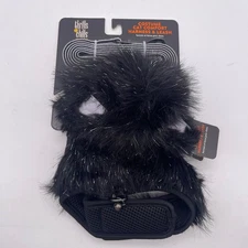 Cat Costume Thrills & Chills Fuzzy Cat Ears Comfort Harness Leash Reflective
