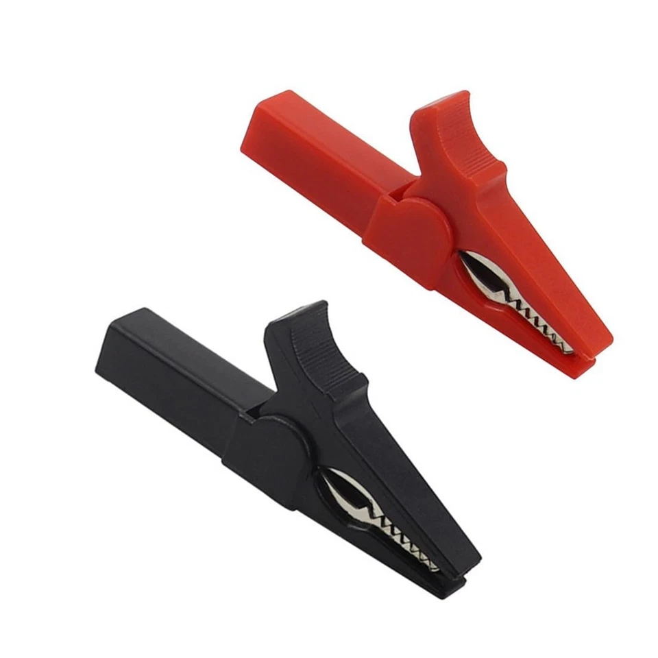 Pack de 10 Pinzas Cocodrilo 1000V 32A Pinzas Aislantes Completos Alto Rendimiento para 2896 - Imagen 2 de 4