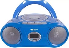 HamiltonBuhl Bluetooth Boombox, Model: MPC-5050, Color: Blue - New