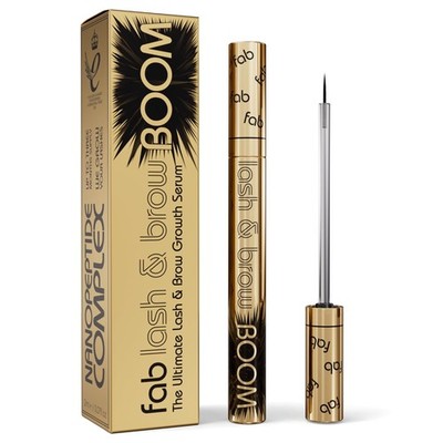 Fab Lash and Brow Boom - The Ultimate Lash and Brow Growth - Lash for Thicker...