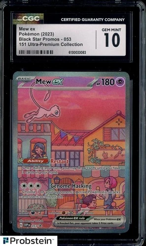 2023 Pokemon SVP EN BSP 151 Ultra Premium Collection #053 Mew ex CGC 10