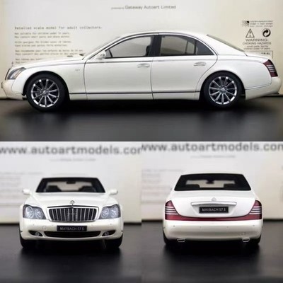 SUPER RARE* 1/18 Autoart 2005 Maybach 57 S White | eBay