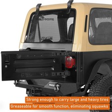 Rugged Ridge - Soportes de bisagra de Puerta para Jeep CJ/Wrangler YJ