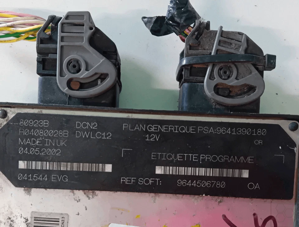 9650360080 Centralina iniezione  FIAT SCUDO (PL) 1.9 D Business FRG 4p/d/1868cc - Immagine 2 di 2