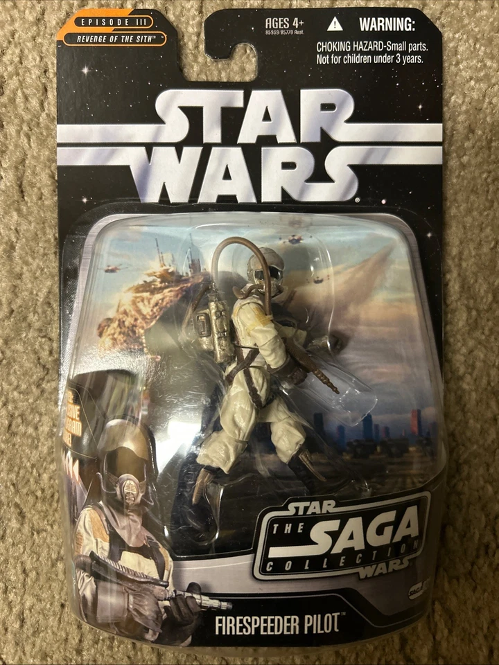 Star Wars:  Saga- 442nd Clone Troopers, Firespeeder Pilot & C-3PO Figures  LOT 3 - Image 4 of 4