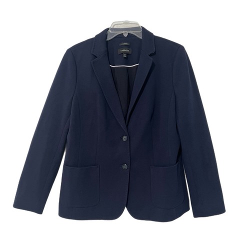 Talbots Aberdeen Women's Navy Blue Blazer Jacket Size 14 Career Business NEW