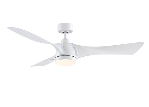 Matte White 56"Ceiling Fan from the Klear Collection - Picture 1 of 2